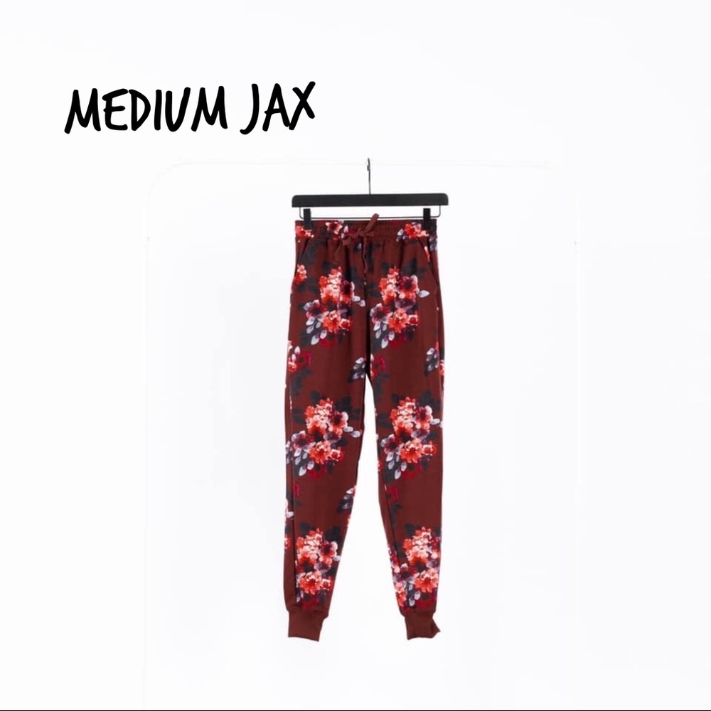 Medium or XL LuLaRoe Jax Jogger Pants Floral